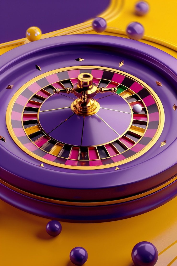 Studio dealer Live Roulette dengan roda roulette berkualitas tinggi dan multi-kamera profesional